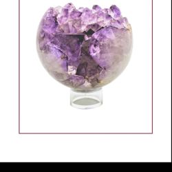 Amethyst Sphere with Acrylic Base from Brazil R.2259