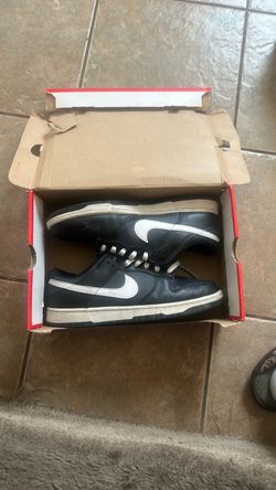 Nike Dunk Low Black White Sneakers size 12