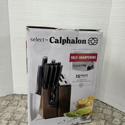 Select By Calphalon Self Sharpening Knife Set With Block