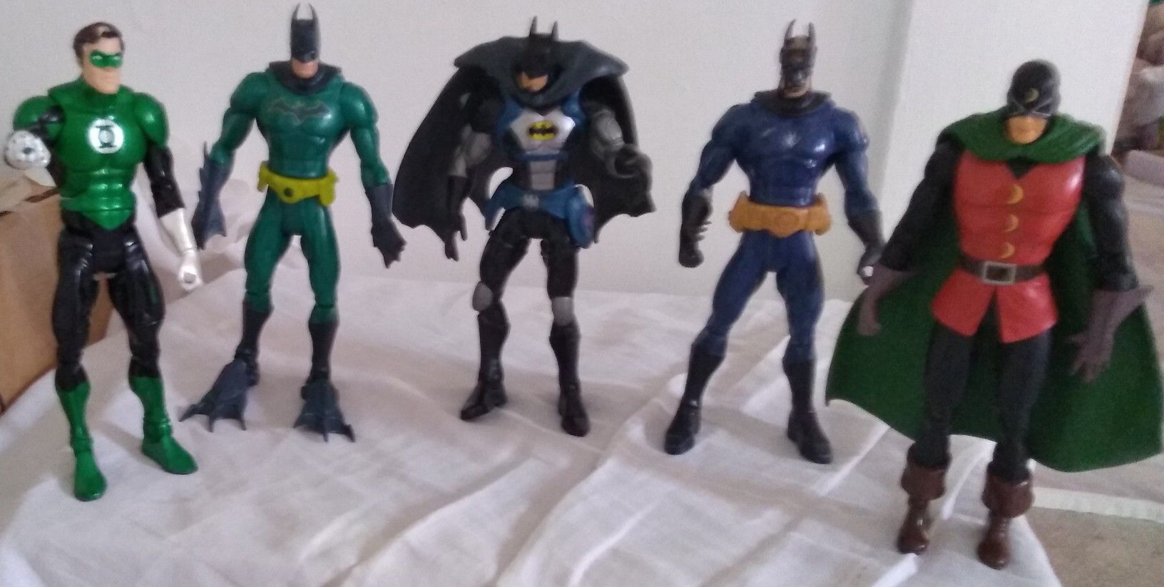 DC Universe 6" Action Figure Lot Green Lantern Batman Dr. Mid-Nite Direct Collectible