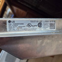 LG Dishwasher 