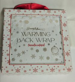 Beauty Muse Pro Warming Back Wrap Lavender Infused White NWT