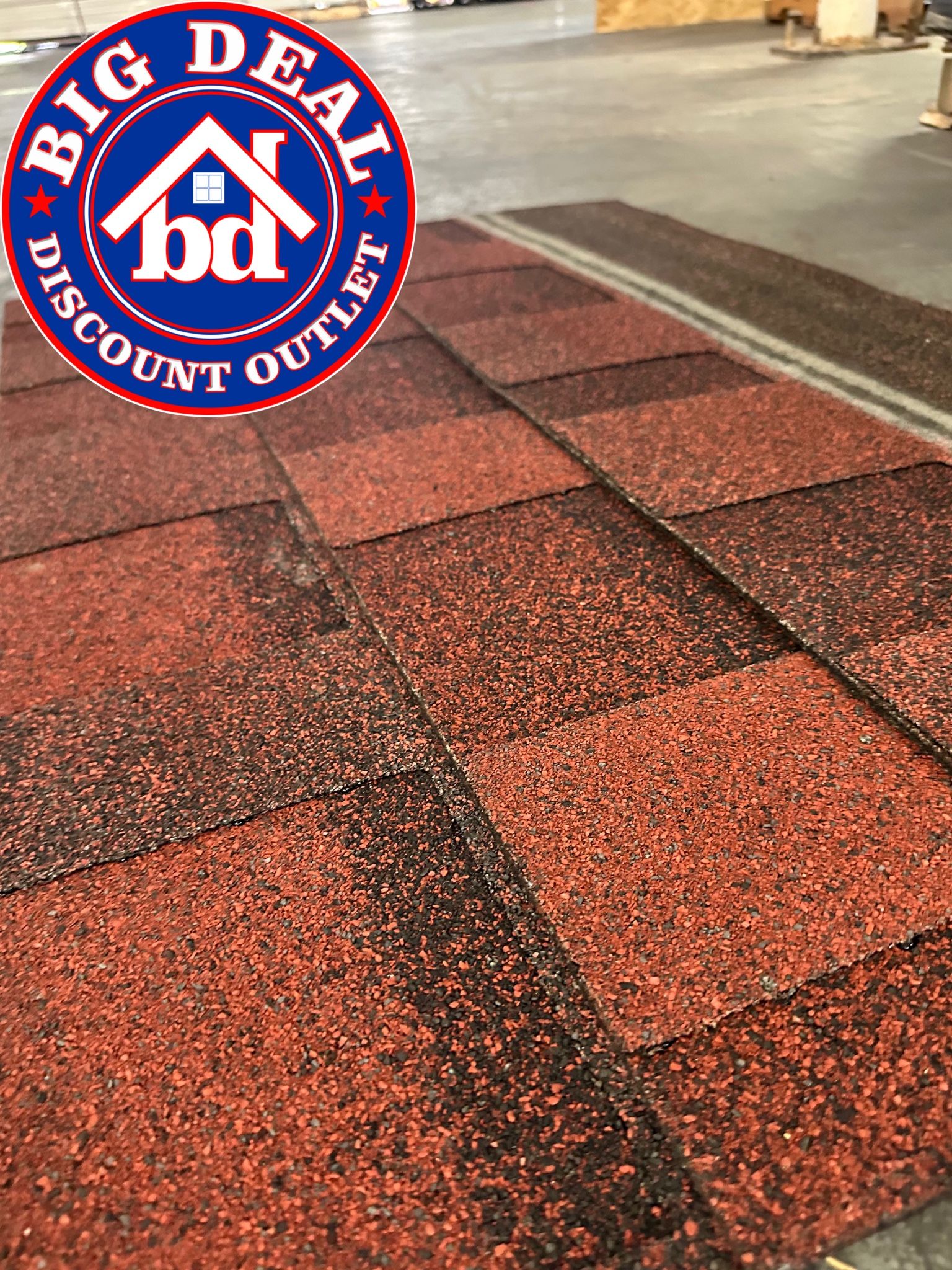 Red Wrapped Shingles - $20 per bundle