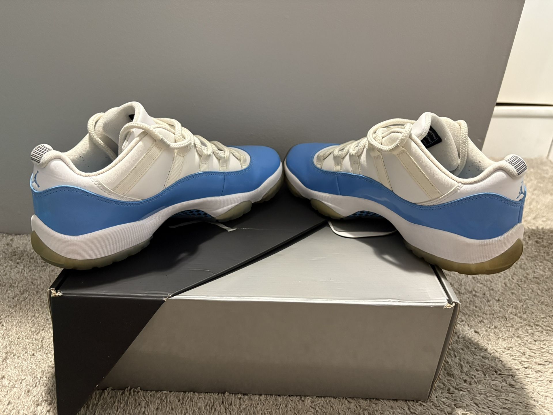 Retro Jordan 11, Sky Blue & White, Size 9 US Men, Used