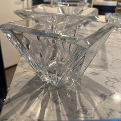 Set of Lennox crystal bowls 