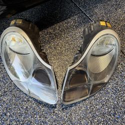 996.1 Halogen Headlight Set With Trim OEM