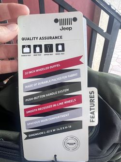 Jeep Wheeled Luggage 