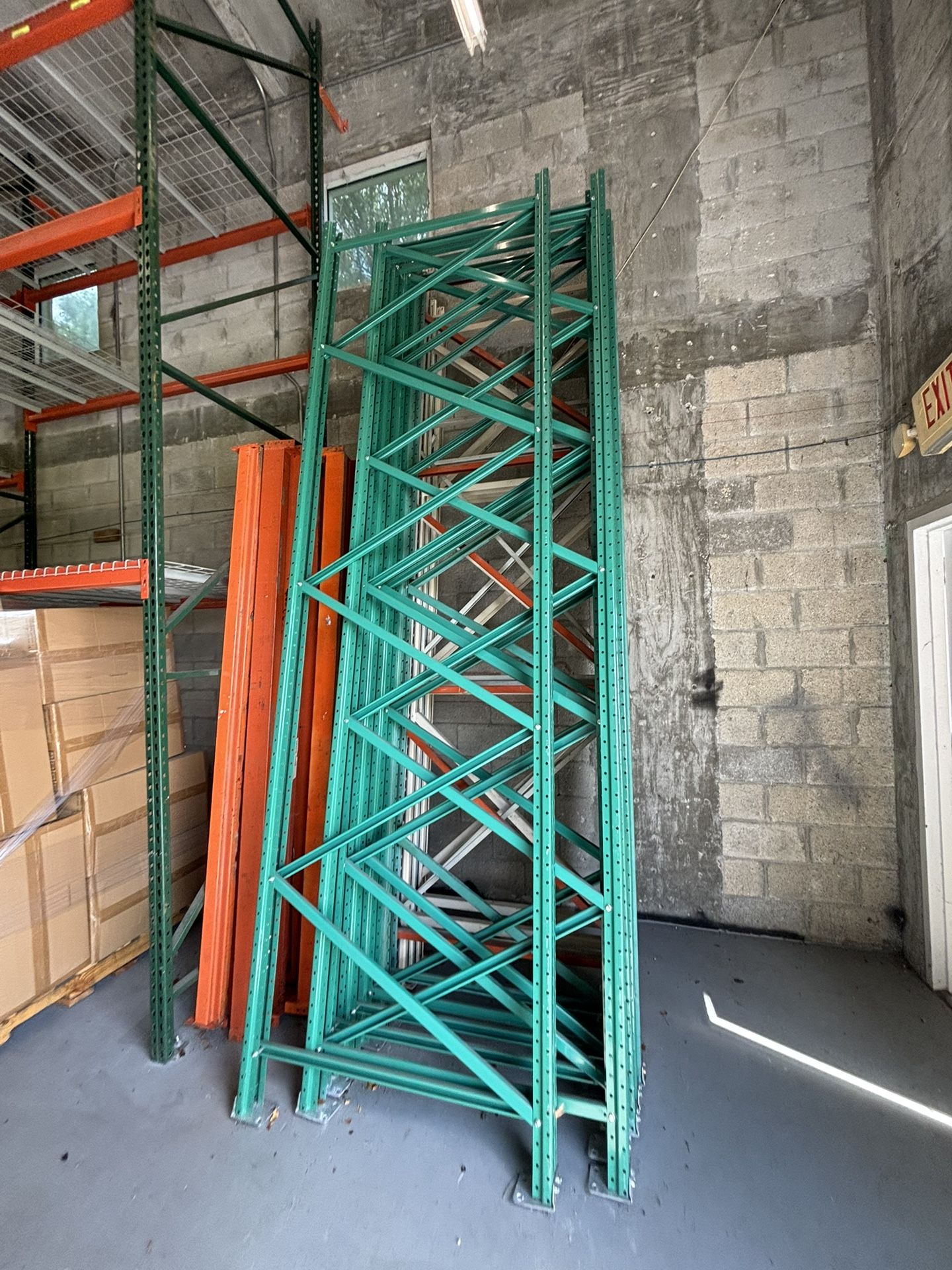 Pallet RACK Shelf’s In Great Condition 42” , 16 Ft In Height