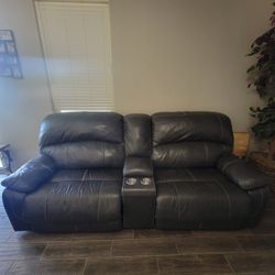 Leather Reclining Couches Theater Like Seating