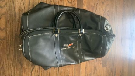 Leather Corvette duffel bag C6