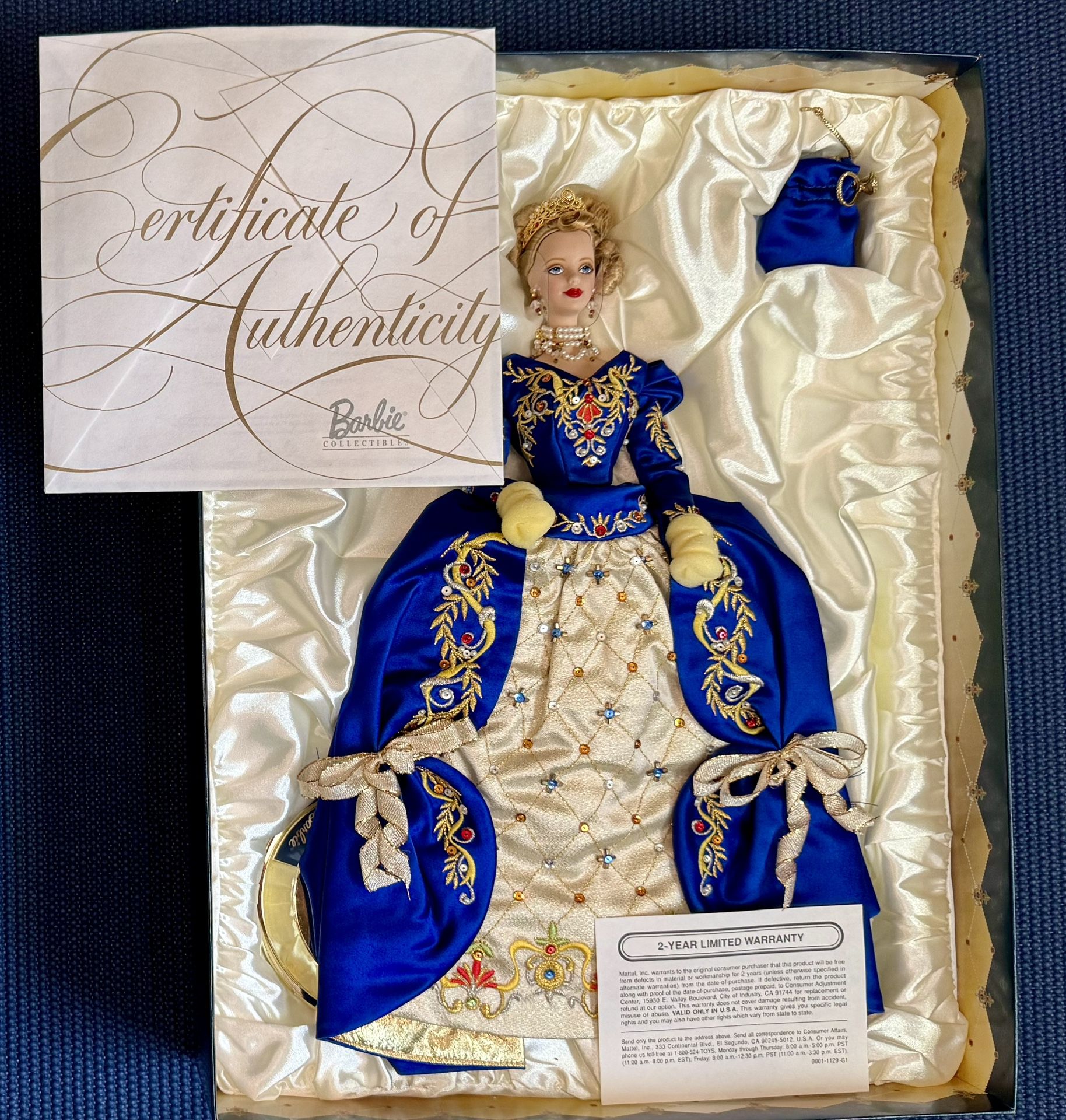 Barbie Faberge Imperial Elegance Porcelain Doll 
