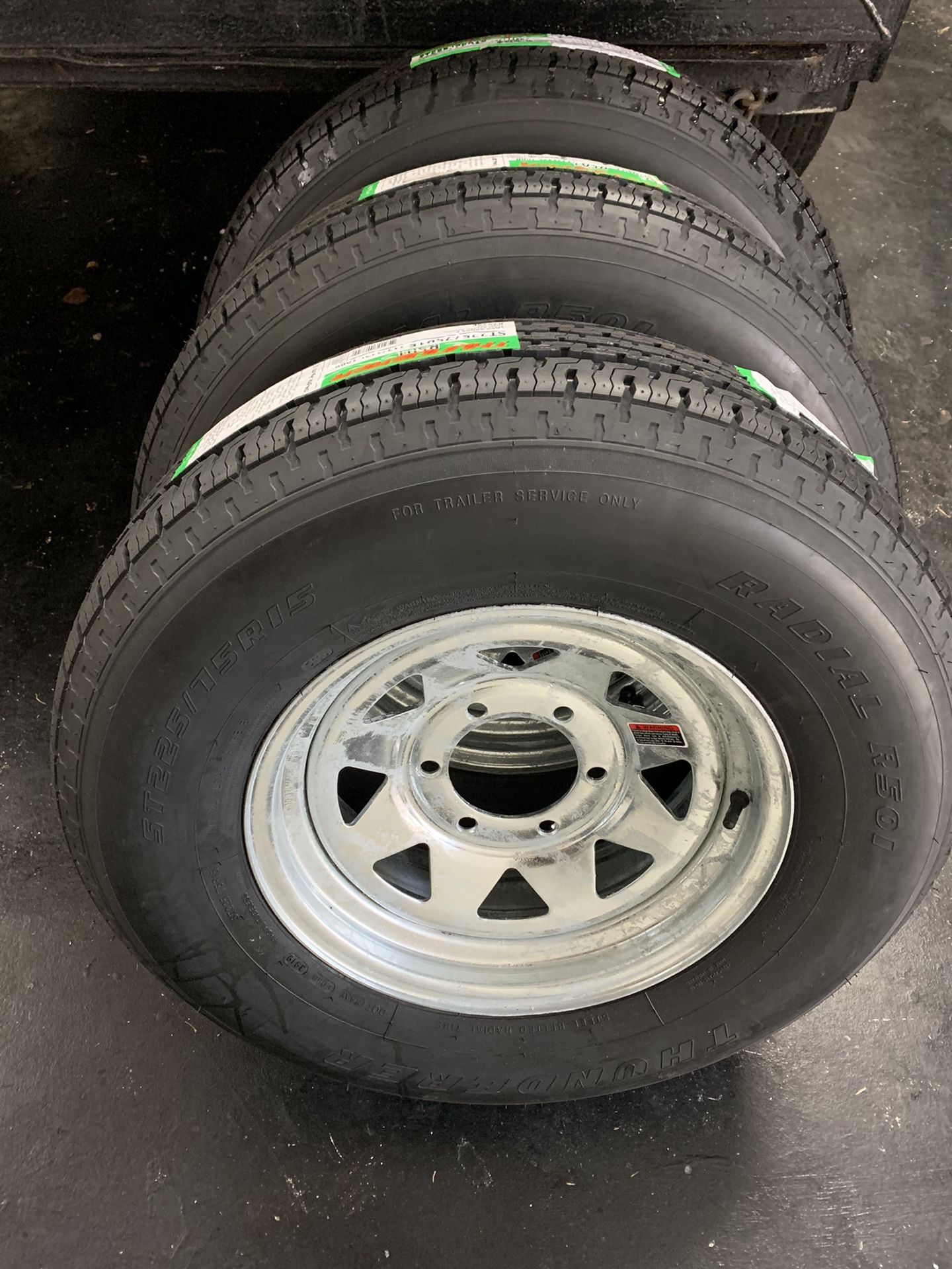 New trailer tires or wheels