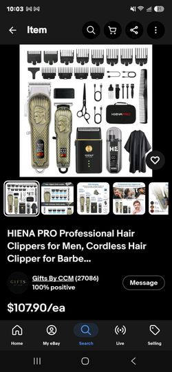 HIENA PRO Cordless Hair Clipper Set