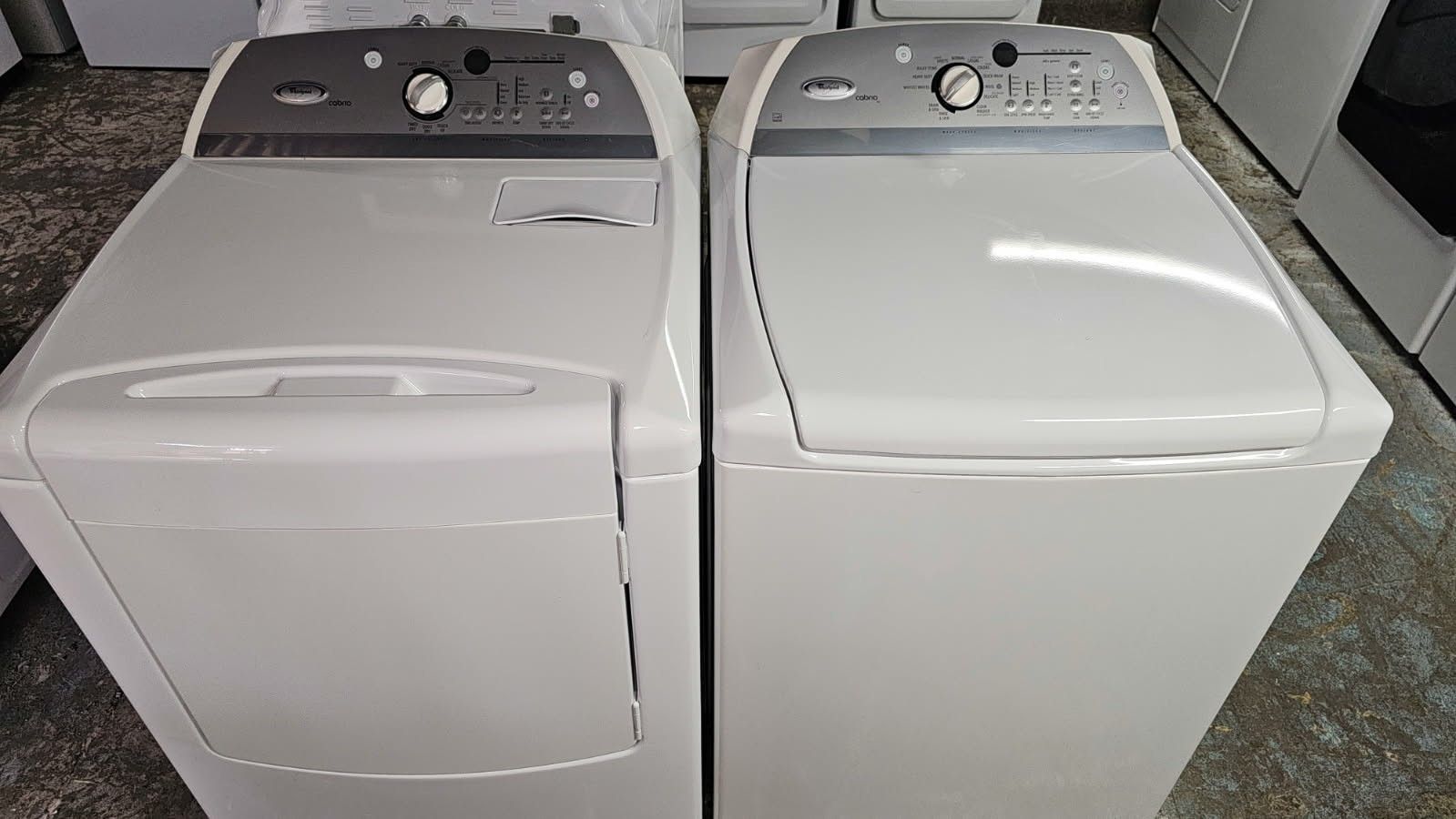 Great Working Agitator Less Whirlpool Washer And Dryer Set