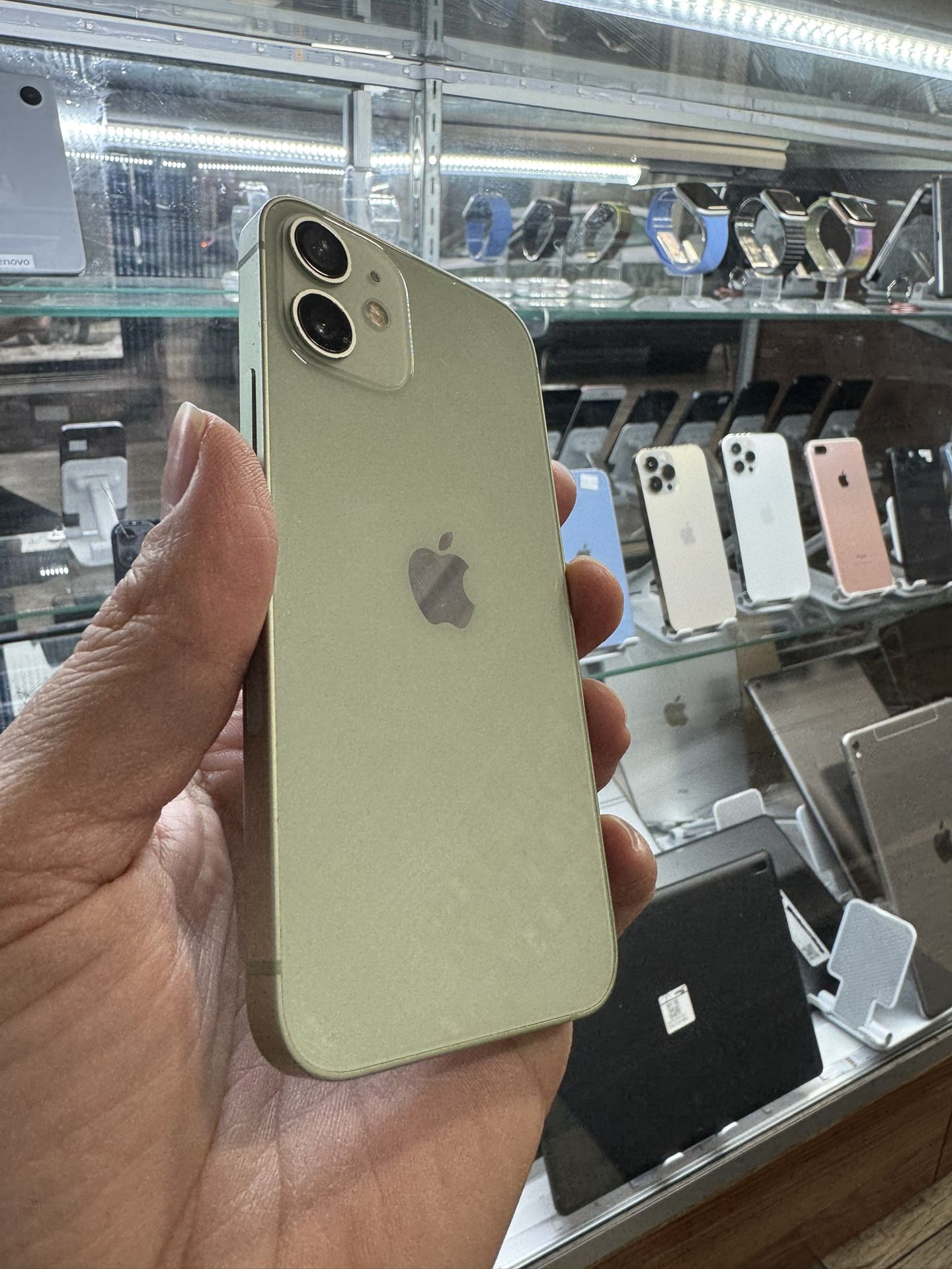 Like New Unlocked iPhone 12 Mini - Green - Desbloqueado