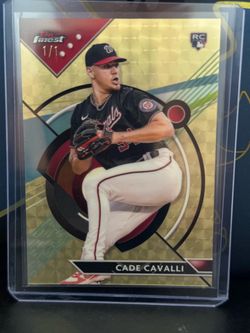 Cade Cavalli 1/1 Super Refractor Topps Finest RC