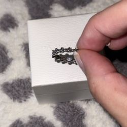 Authentic Pandora Flower Ring