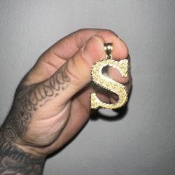 10k Gold S Pendant 