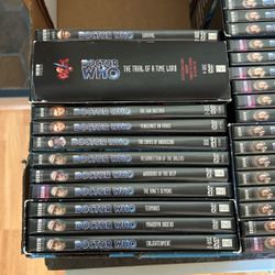Classic collector's Dr. Who DVDs