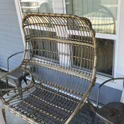 Rattan Style Outdoor Love Seat 