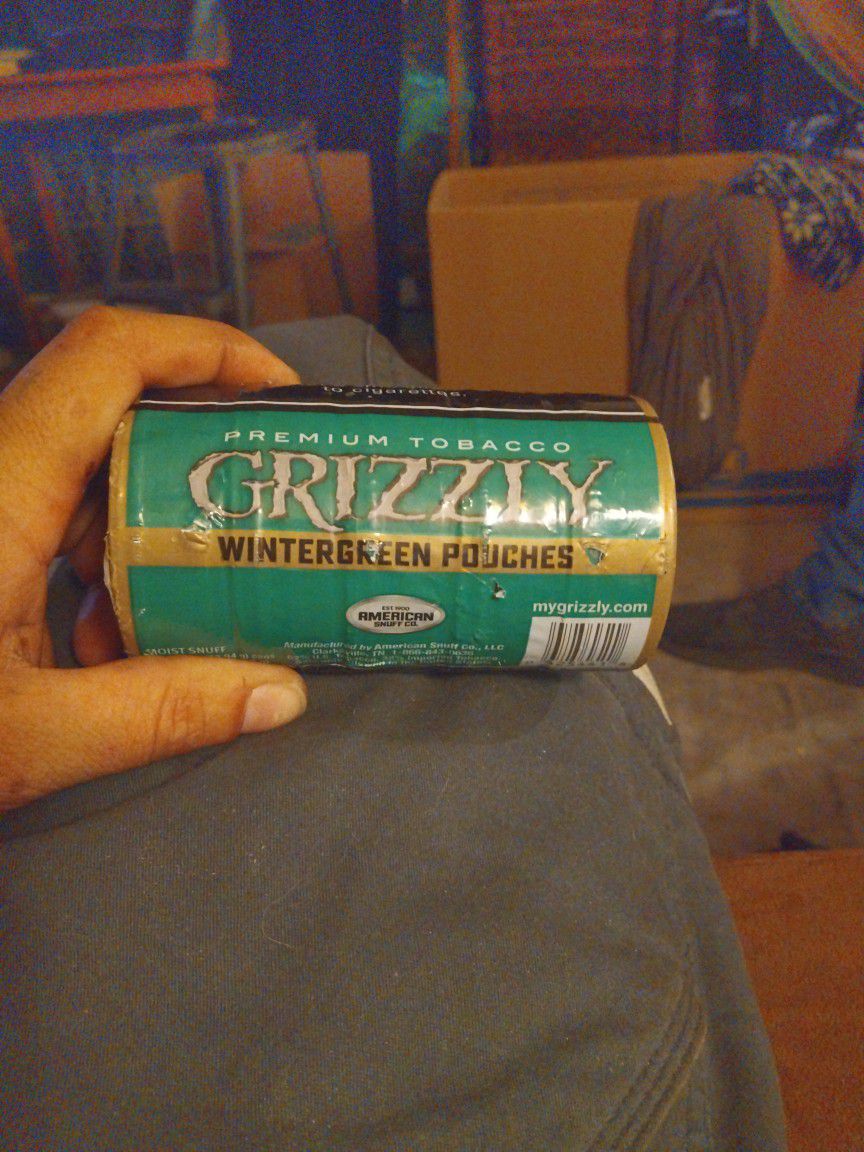 Grizzly Wintergreen Pouches 