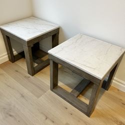 $120 - Marble End Tables