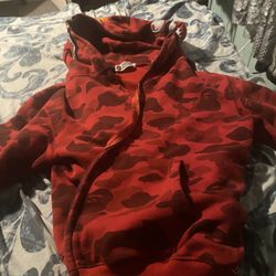 Red Bape Hoodie