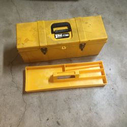 26” USA toolbox sturdy yellow plastic