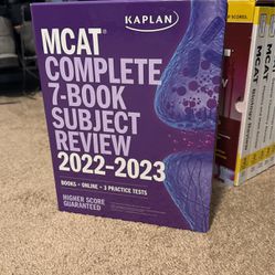 Kaplan MCAT Review Books 22-33