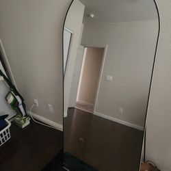 72 ' inch Mirror and dresser with 42 'tv.