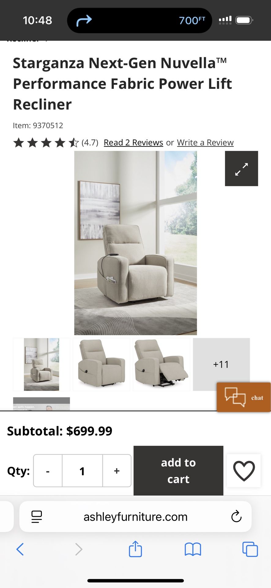 Power Lift Recliner With Heat And Massage