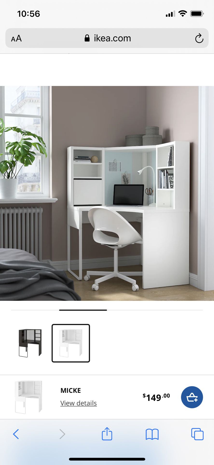 IKEA Corner Desk With Shelves - Like New!