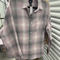 H&M Men’s LOOSE-FIT FLANNEL SHIRT