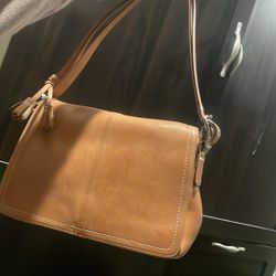Leather Coach Bag