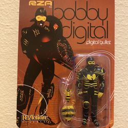 Super 7 Reaction Figures Rza Bobby Digital (Digital Bullet)