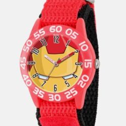NEW Disney Store Marvel Ironman Iron Man Kids Children Boy Girl Time Teacher Education Learning Watch