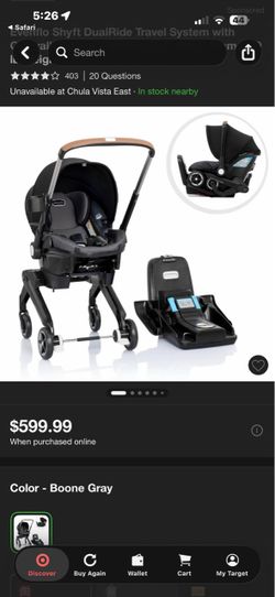 Evenflo shyft dual ride stroller