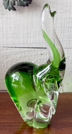 Set of Murano-styled elephants