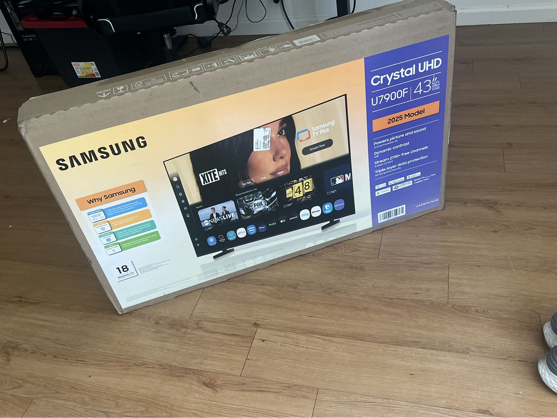 43" Class Crystal UHD