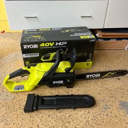 RYOBI 40V HP Brushless 16 in. Battery Cordless Electric Chainsaw (Tool Only)