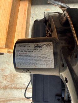 Chicago 14” Saw with 3 Blades