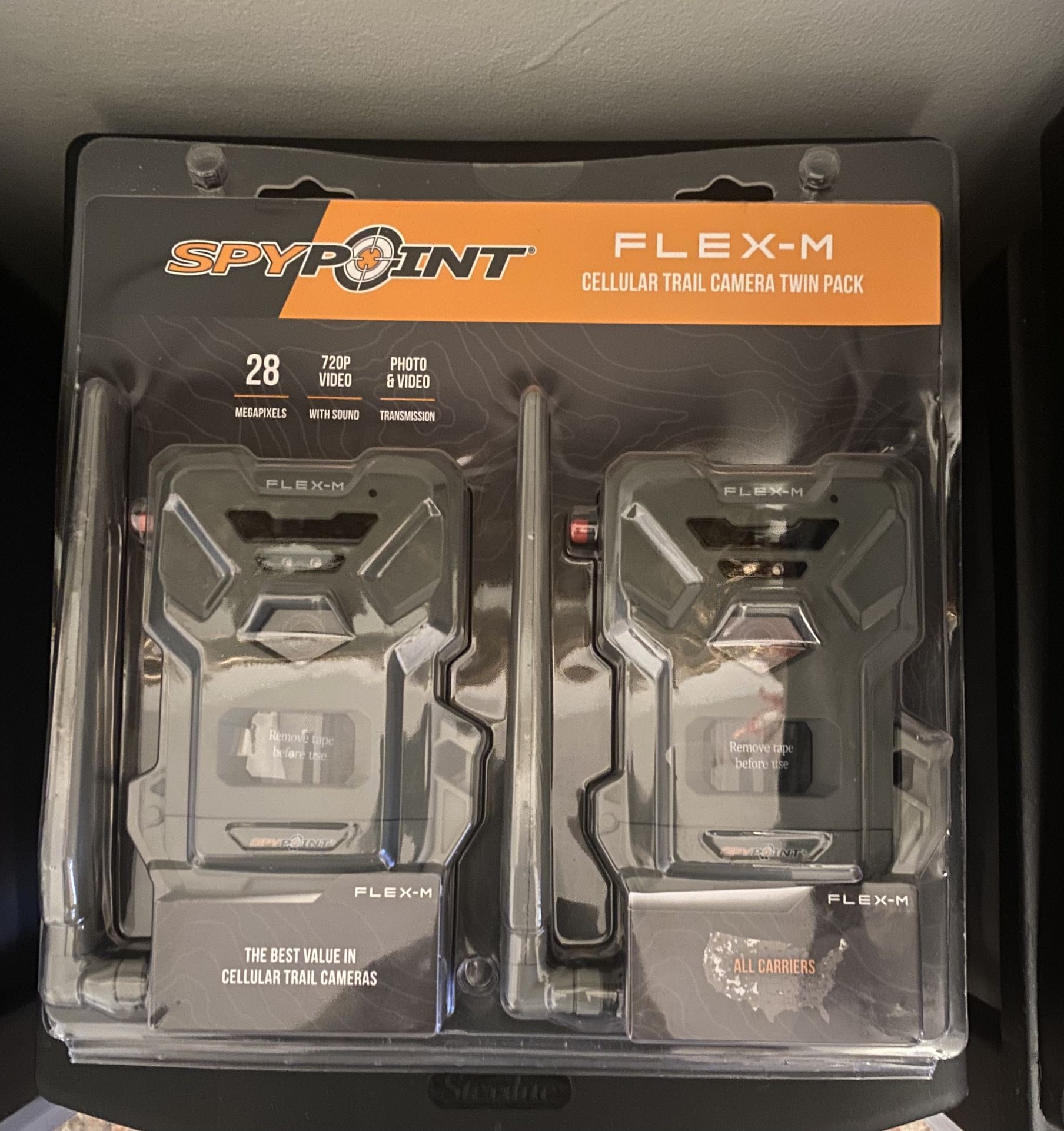 SpyPoint Flex-M Cellular Trail Camera Twin Pack