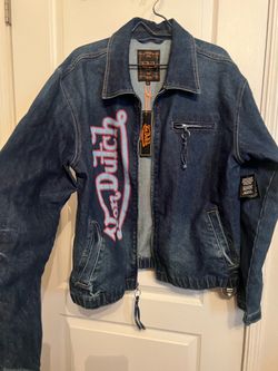 NWT- Von Dutch Bomber Denim Jacket