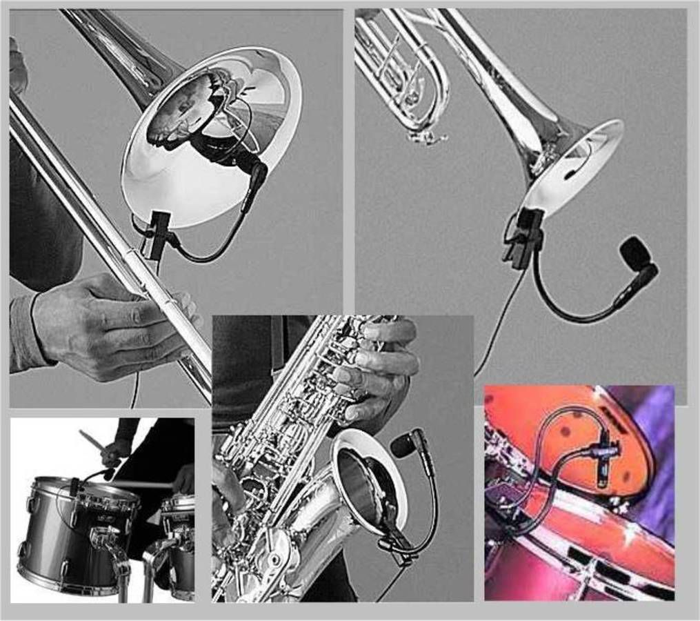 Shure Beta 98H/C Clip-On Condenser Mic for Saxophone Trumpet Clarinet