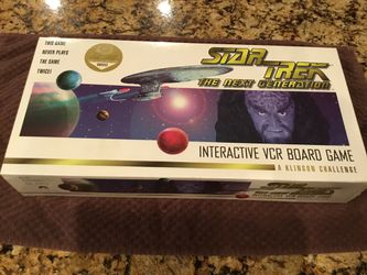 Star Trek:The Next Generation Interactive VCR Board Game