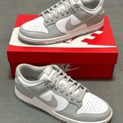 Classic Grey and White Sneakers