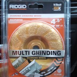 RIDGID V-TECH 4.5 DIAMOND GRINDING 
