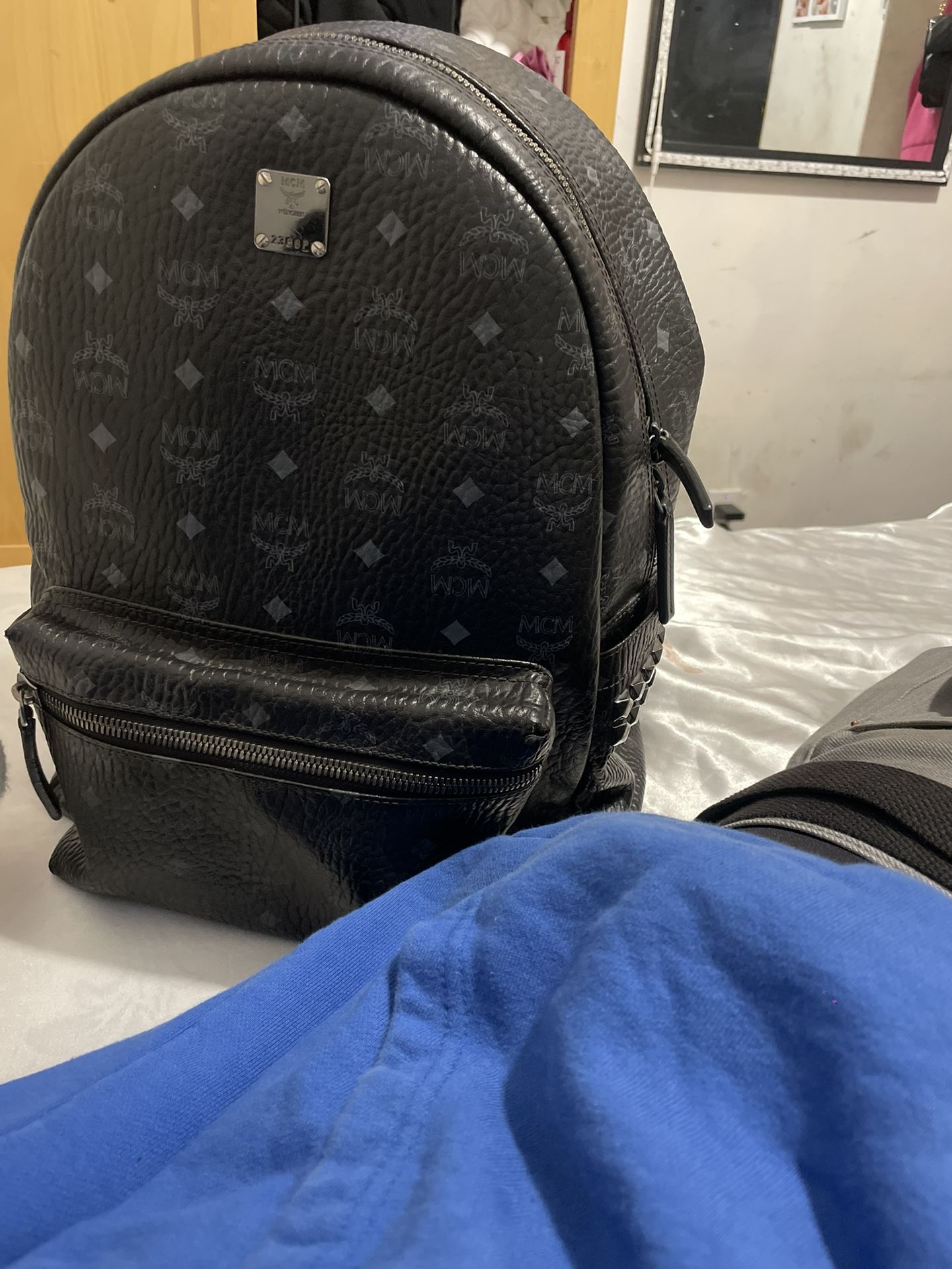 Black Mcm Backpack