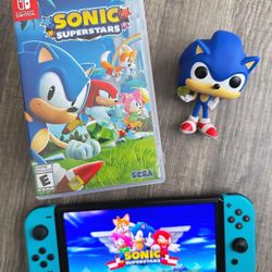 Nintendo Switch And Game Sonic 