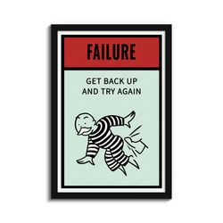 20x30 Inch Poster And Frame Monopoly Motivation Ikonick Supreme Kaws Murakami Sneakers 